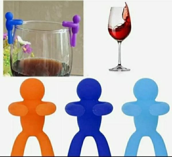 Picture of 6 WINE GLASS MARKERS